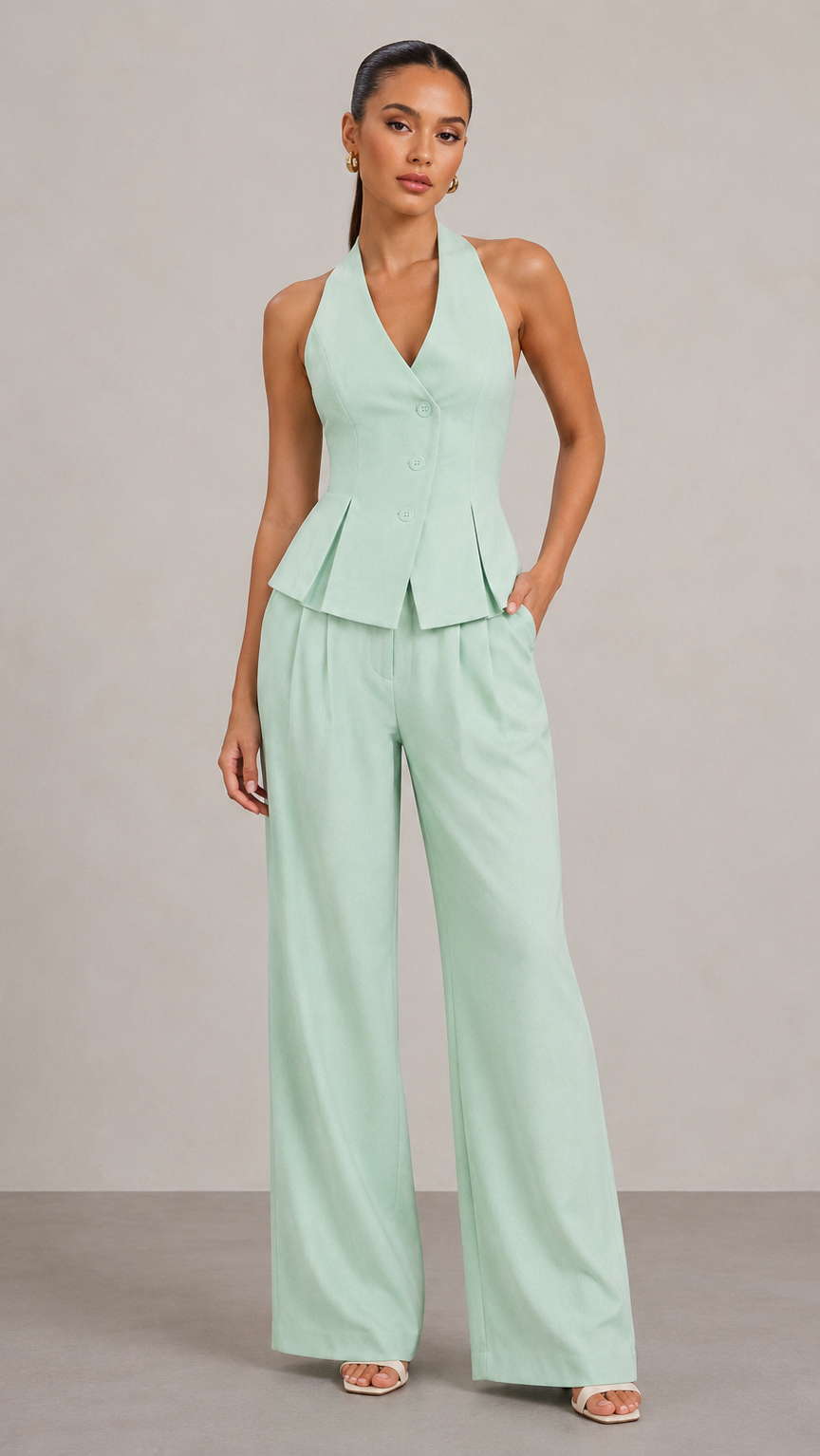 Conjunto Carmela Verde Agua