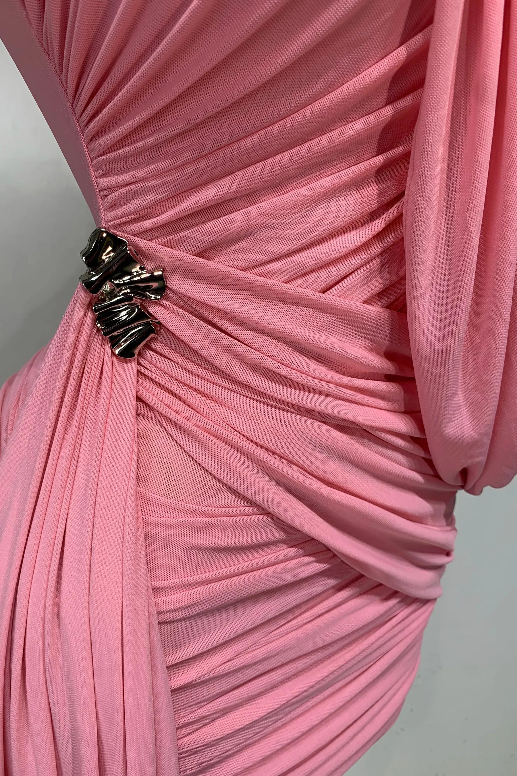 Vestido Draped Rosa
