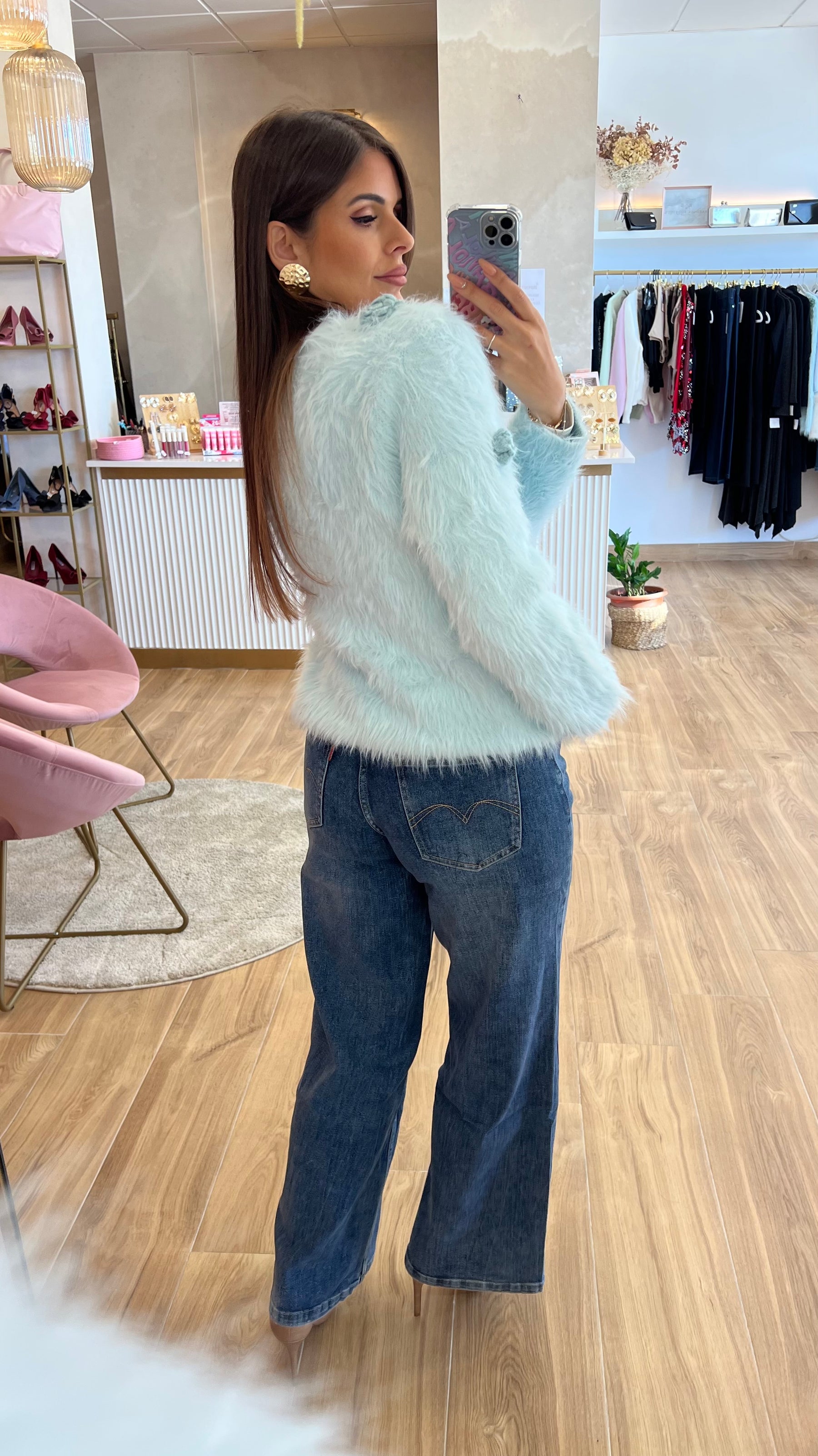 Rebeca Flores Celeste Premium