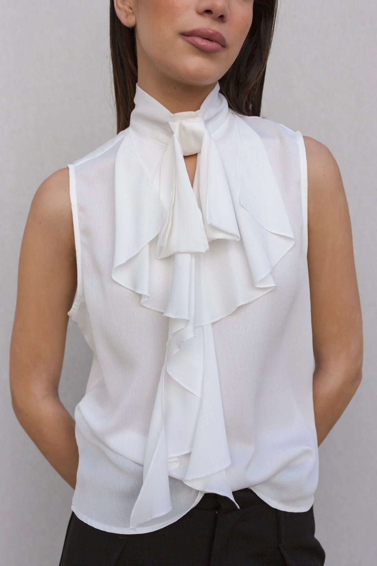 Blusa Volantes Lazada