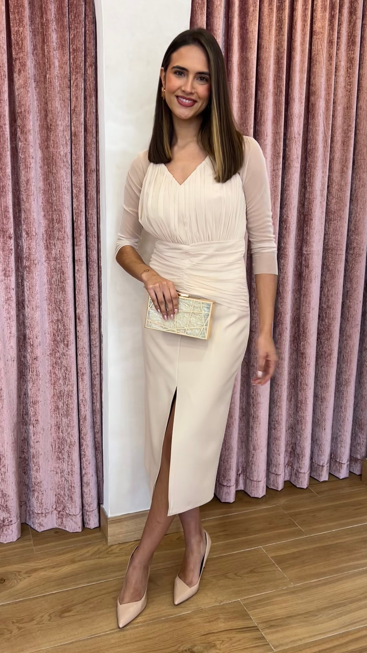 Vestido Alma Beige “Made in Spain”