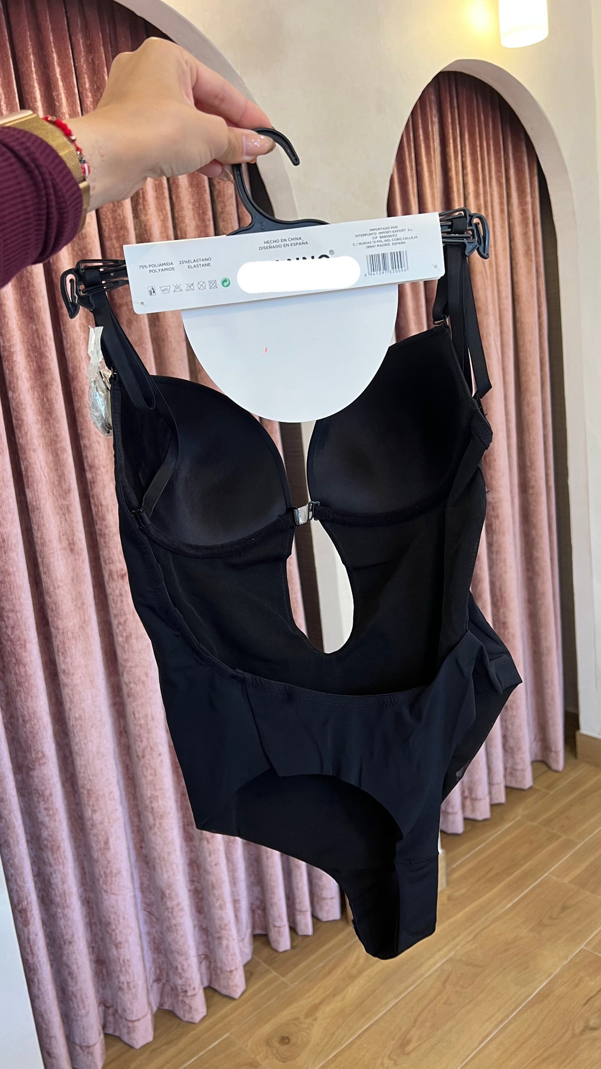 Body Shapewear Moldeador Negro