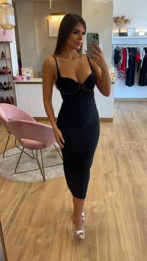 Vestido Bandage Valentina Negro