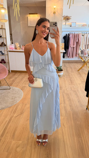 Vestido Delia Celeste