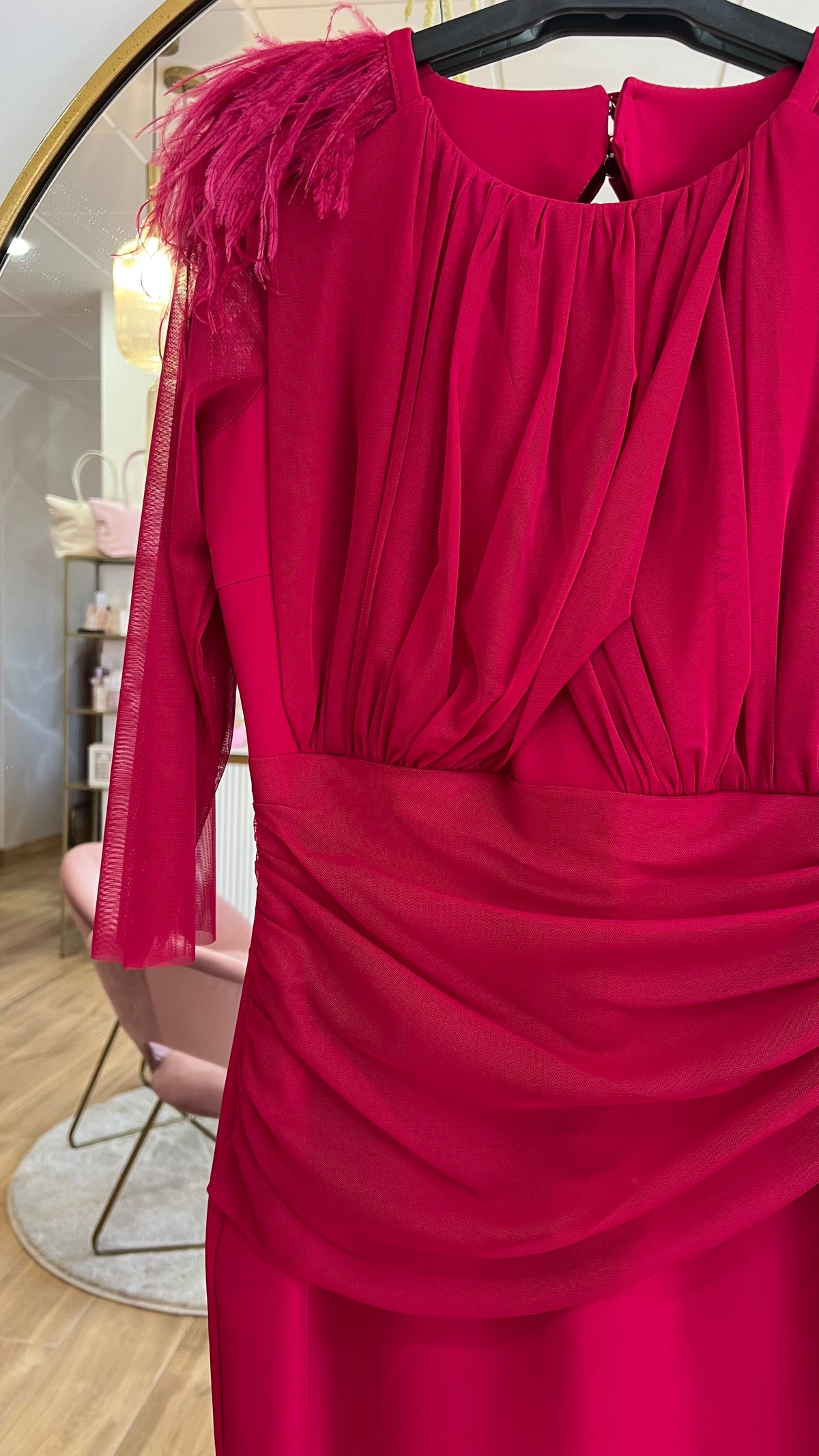 Vestido Leonor Cereza “Made in Spain”