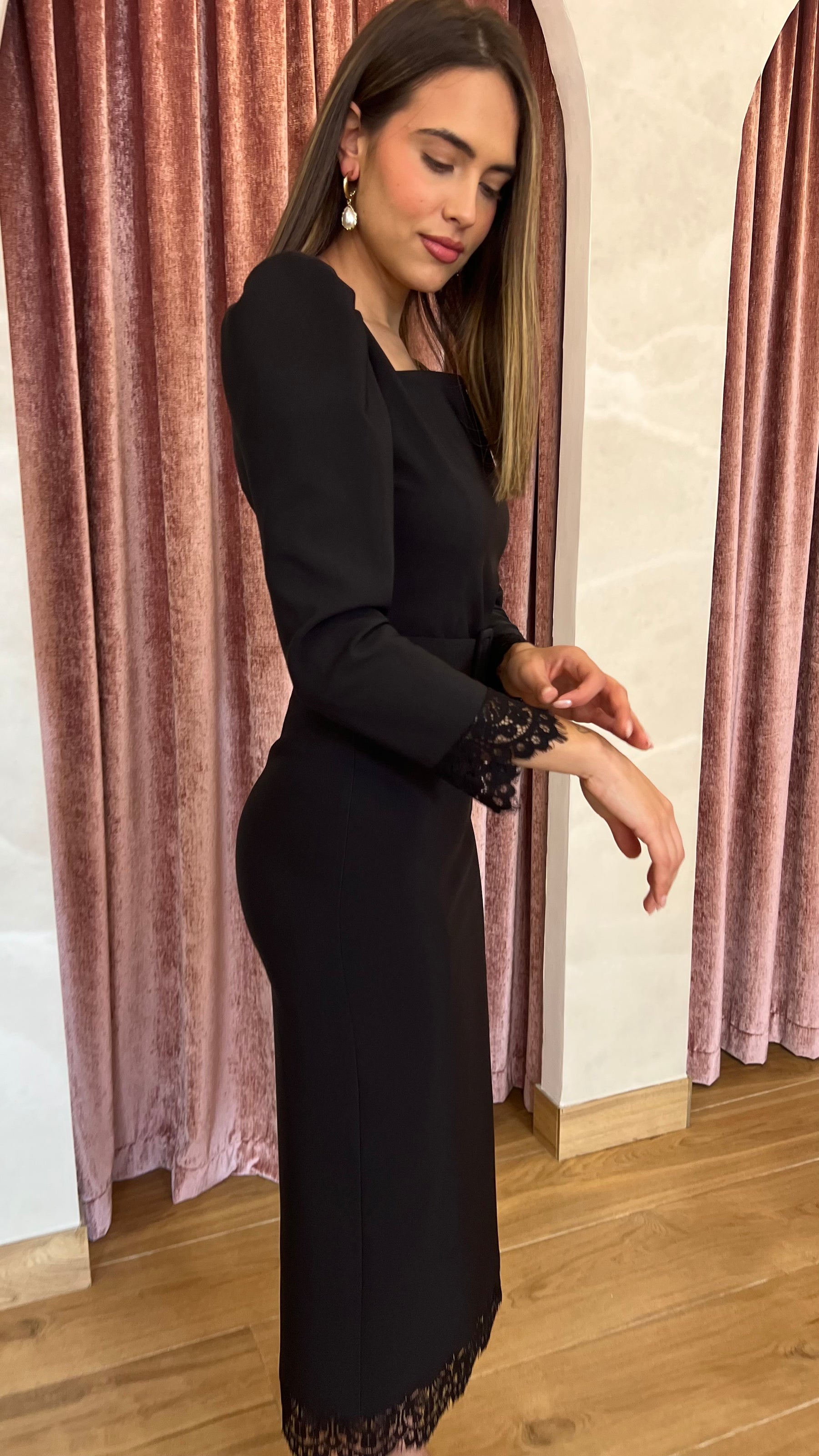 Vestido Rosario Negro Mantilla “Made in Spain”