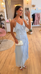 Vestido Delia Celeste