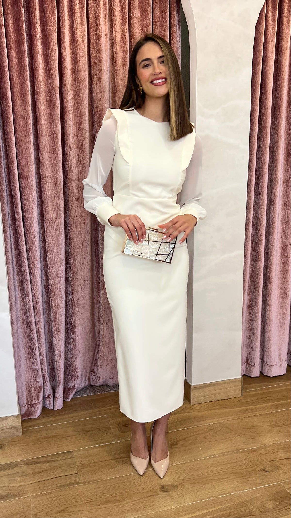 Vestido Clara Crudo “Made in Spain”