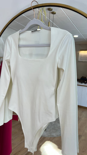 Body Básico Push-Up Blanco