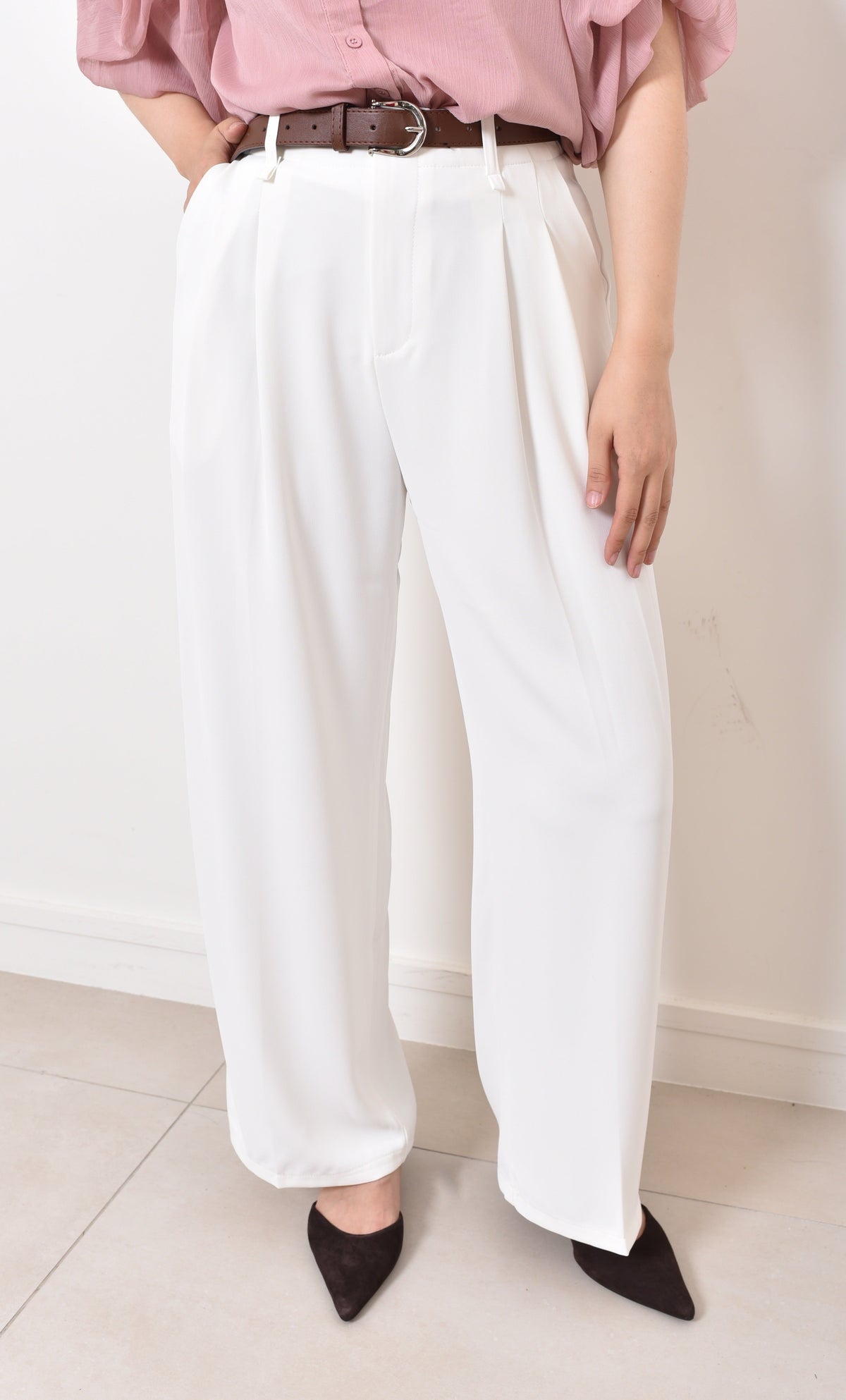 Pantalón Pinza Blanco