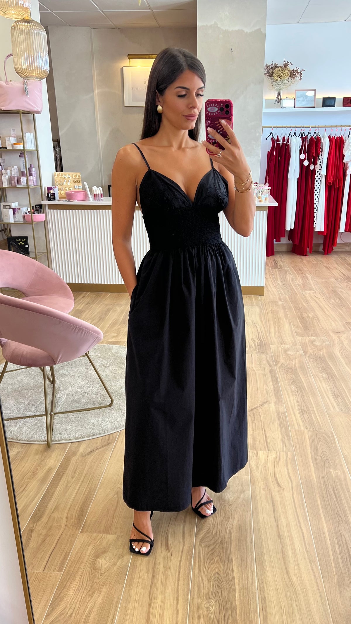 Vestido Midi Bordado