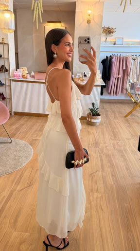 Vestido Delia Beige