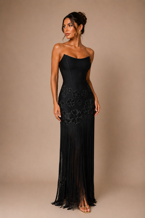 Vestido Bandage Seyran Flecos