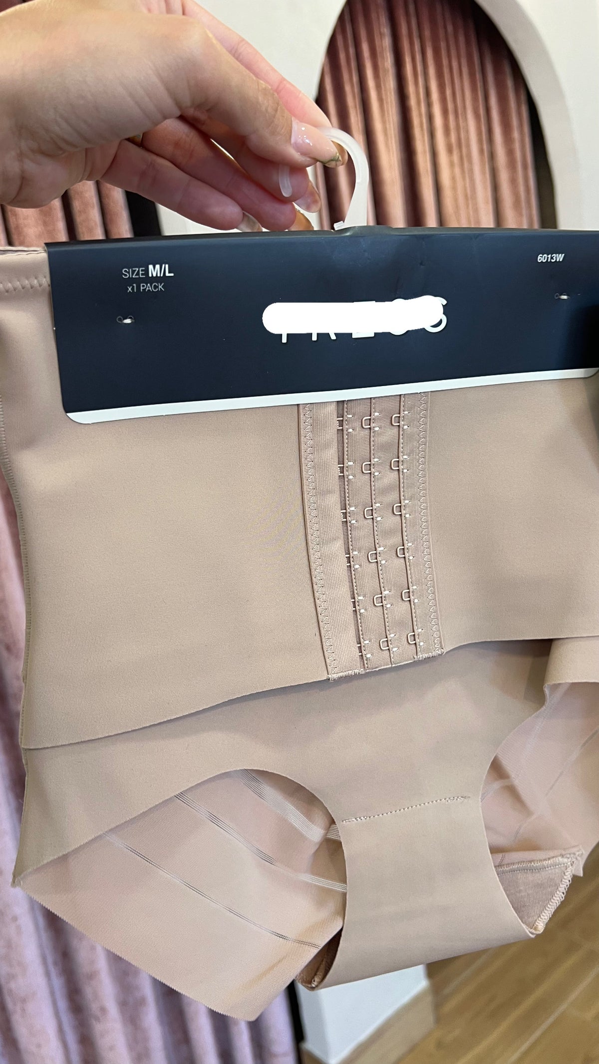 Braga Faja Marcación Cintura Beige