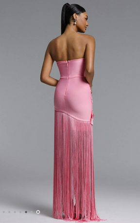 Vestido Bandage Seyran Flecos
