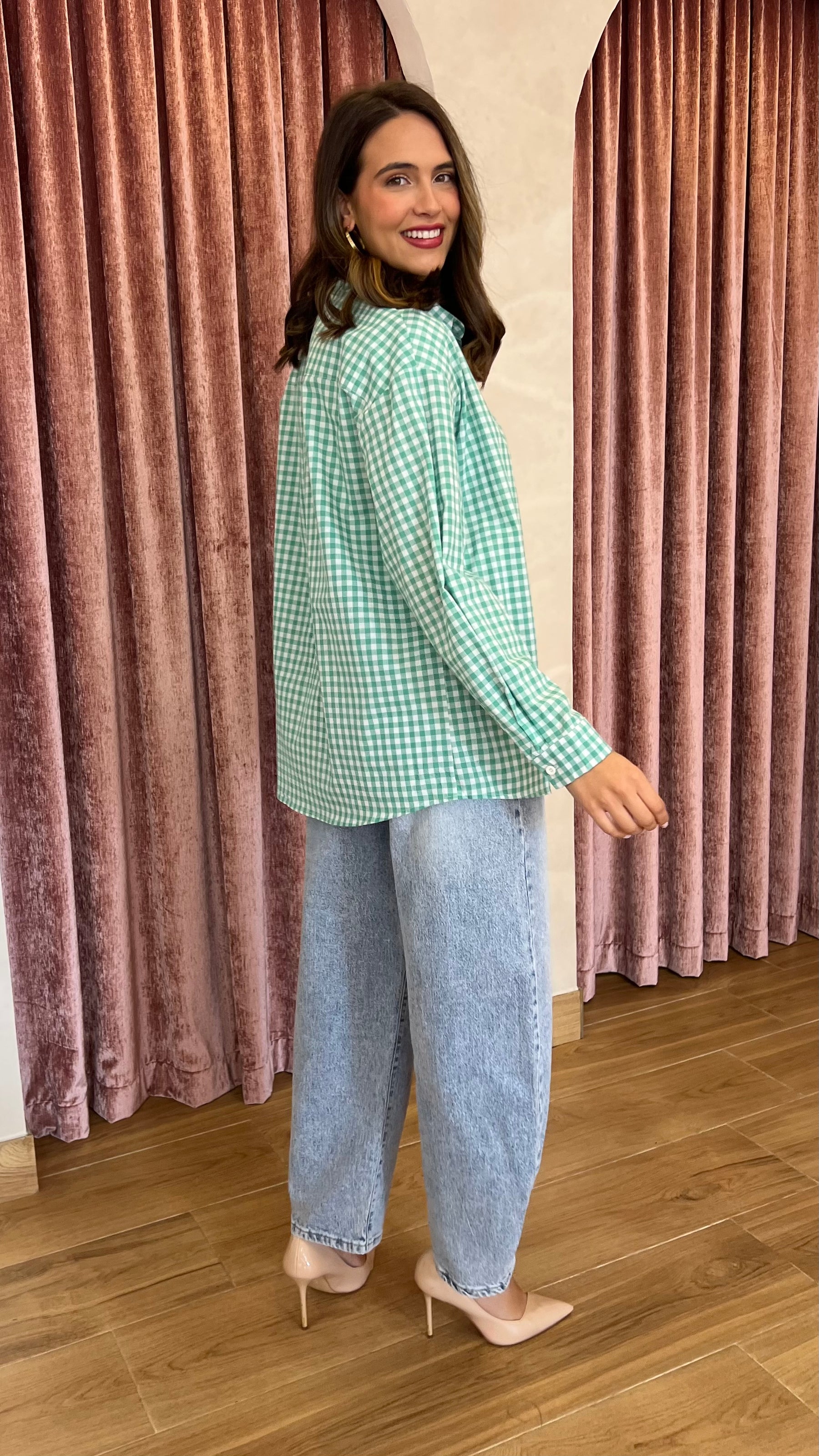 Camisa Bolsillo Verde