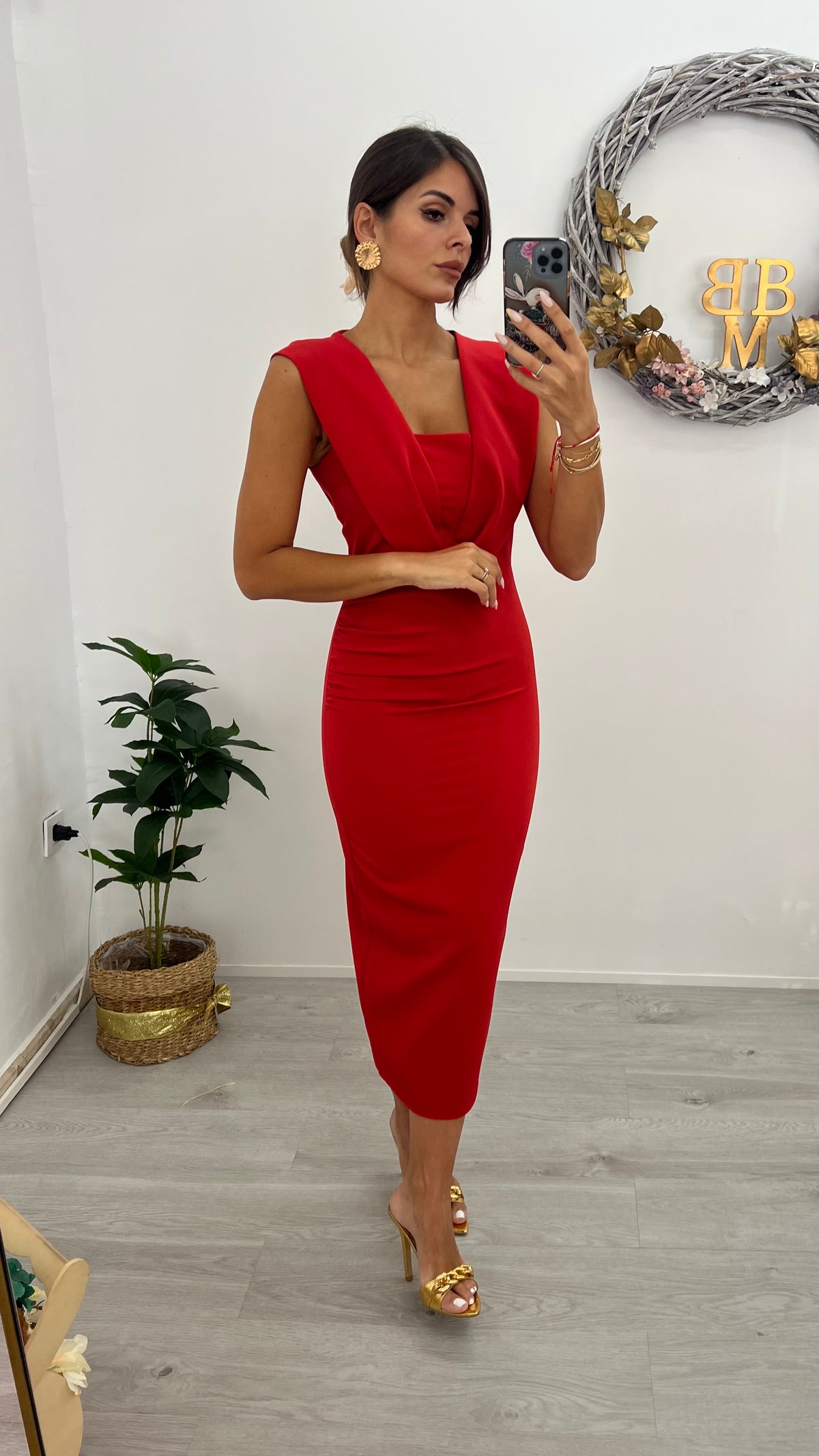 Vestido Shirley Rojo “Made in Spain”