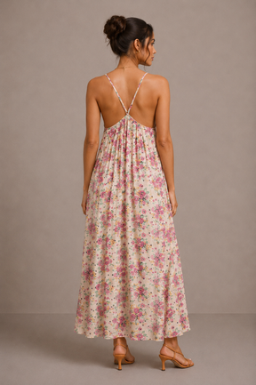 Vestido Rosa Floral