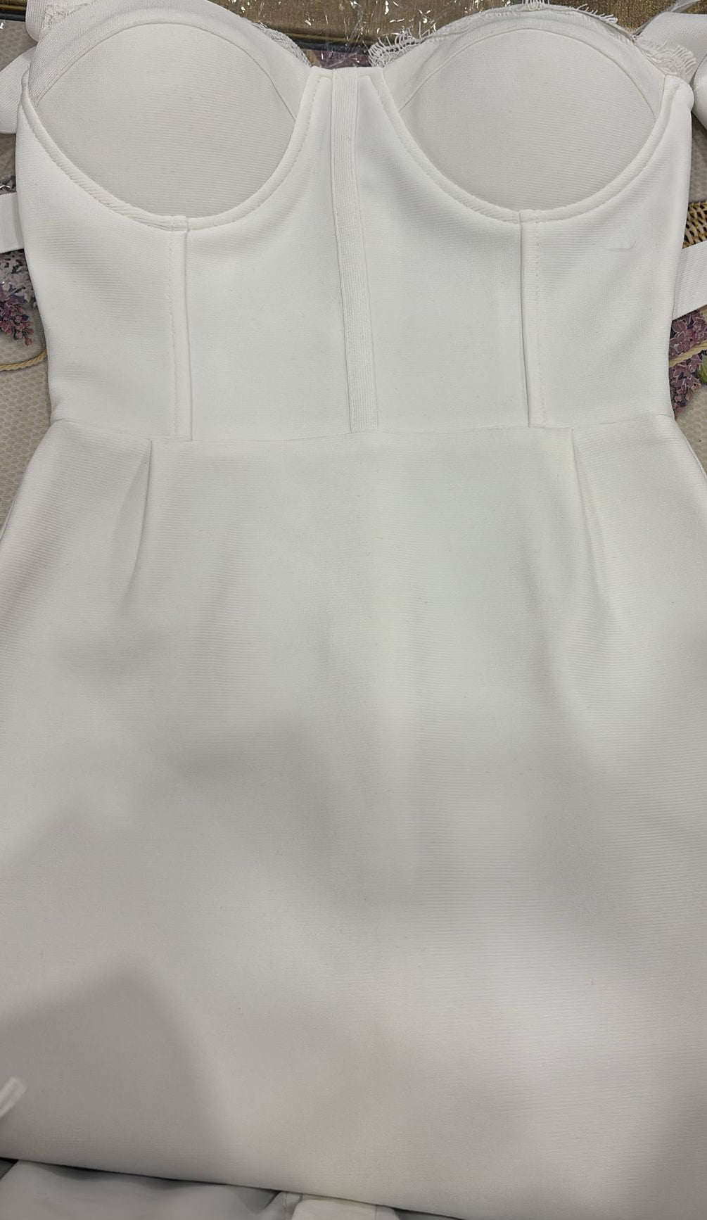 Vestido Bandage French Blanco