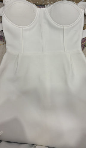 Vestido Bandage French Blanco