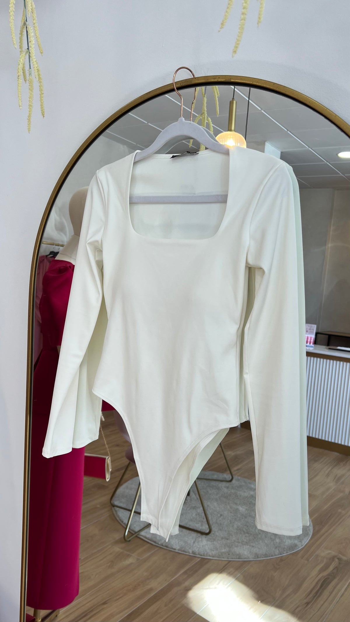 Body Básico Push-Up Blanco