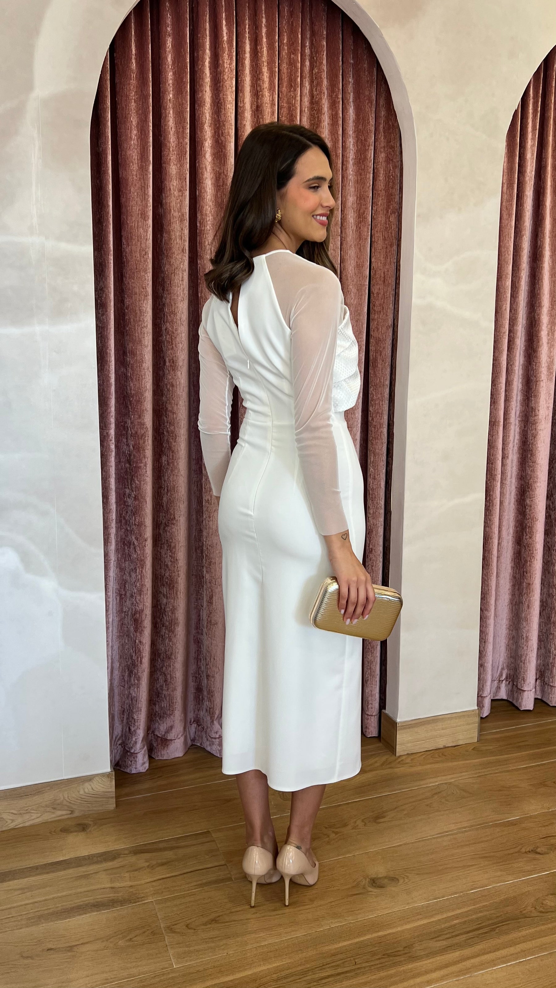 Vestido Ágata Blanco “Made in Spain”