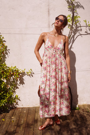 Vestido Rosa Floral