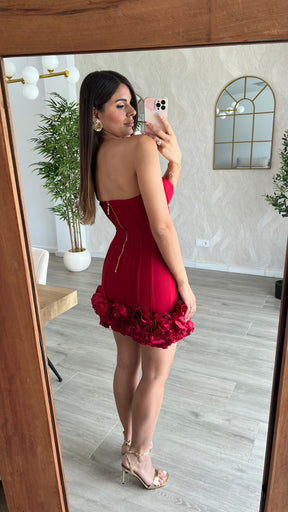 Vestido Bandage Carmesí Edición Limitada