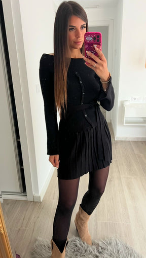 Conjunto Mónica Negro