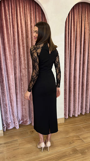 Vestido Regina Negro Mantilla “Made in Spain”