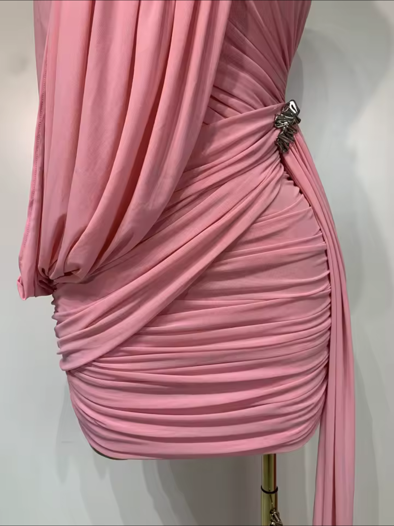 Vestido Draped Rosa