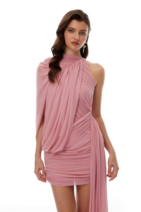 Vestido Draped Rosa