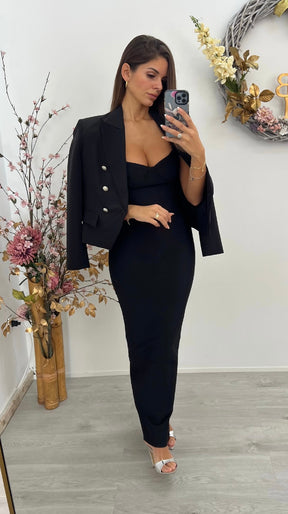 Vestido Bandage Minerva Negro