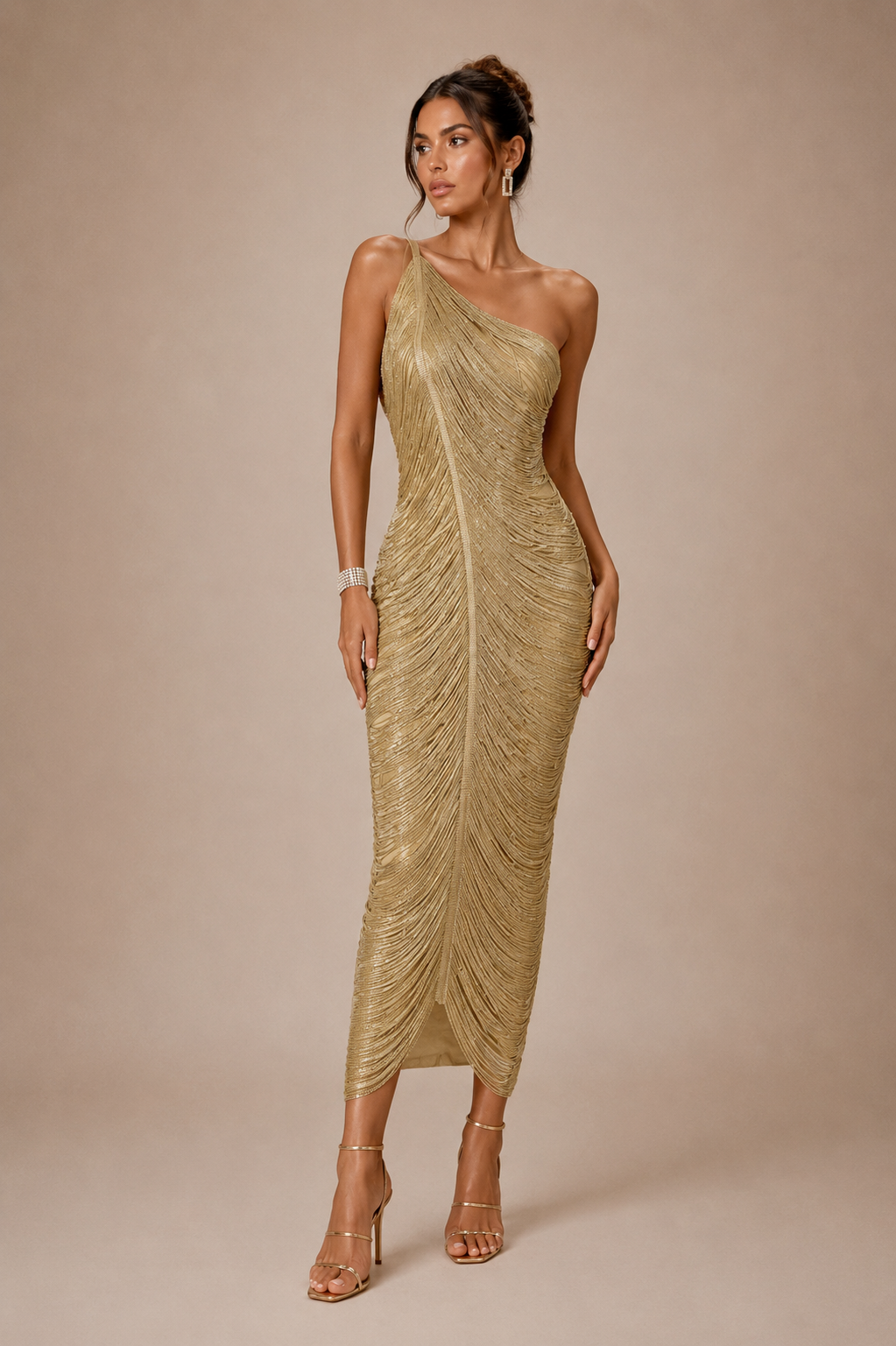 Vestido Bandage Gold (PREVENTA - 15 Días Aprox)