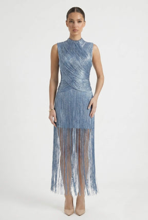 Vestido Bandage Natalia Celeste (PREVENTA - 15 Días Aprox)