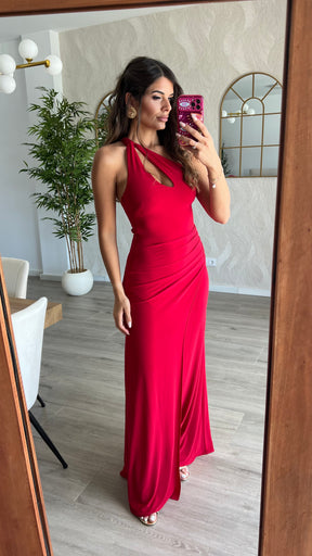 Vestido Rosalía Rojo “Made in Spain”