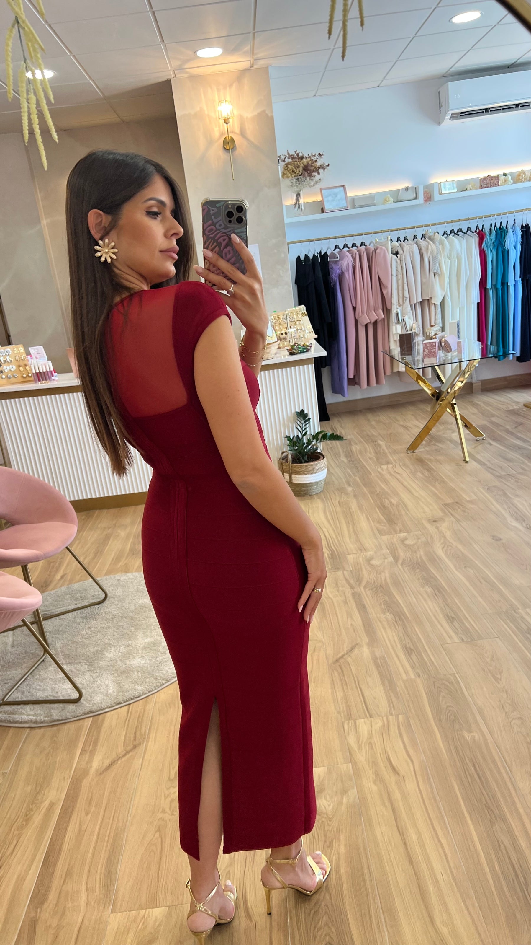 Vestido Bandage Charlotte Rojo