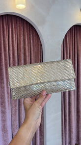 Bolso Cartera Oro