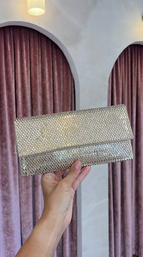 Bolso Cartera Oro