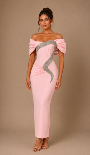 Vestido Bandage Scarlet Rosa