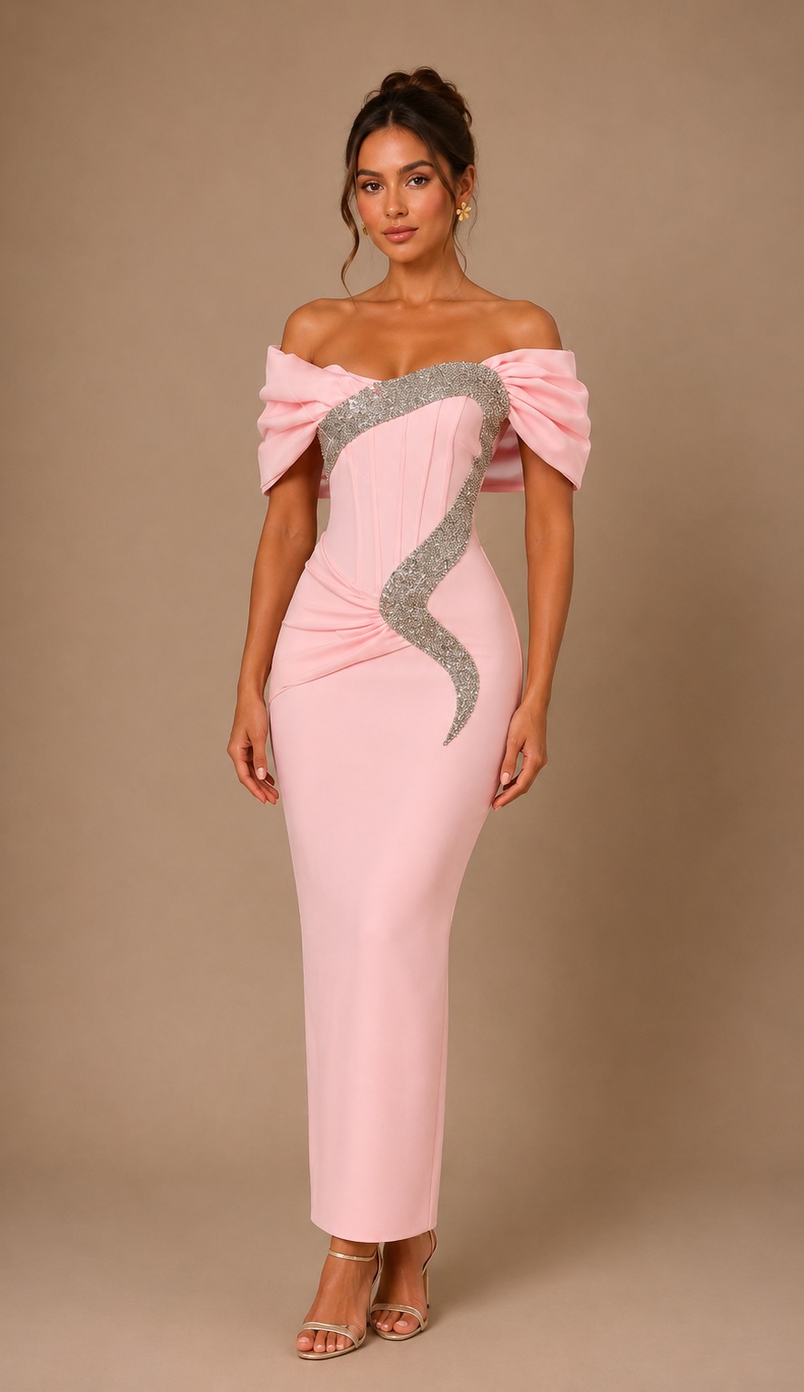Vestido Bandage Scarlet Rosa