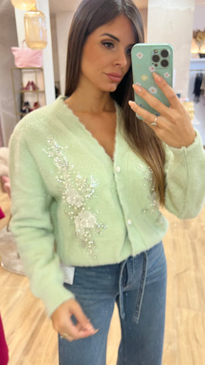 Rebeca Bordado Joya Menta