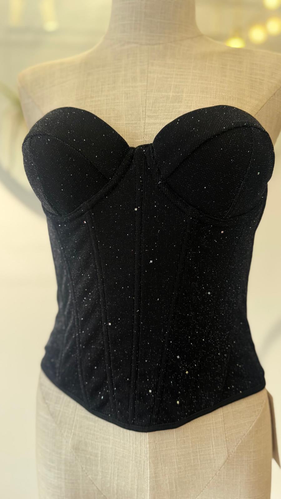 Corsé Palabra Honor Negro