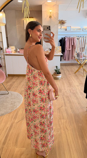 Vestido Rosa Floral