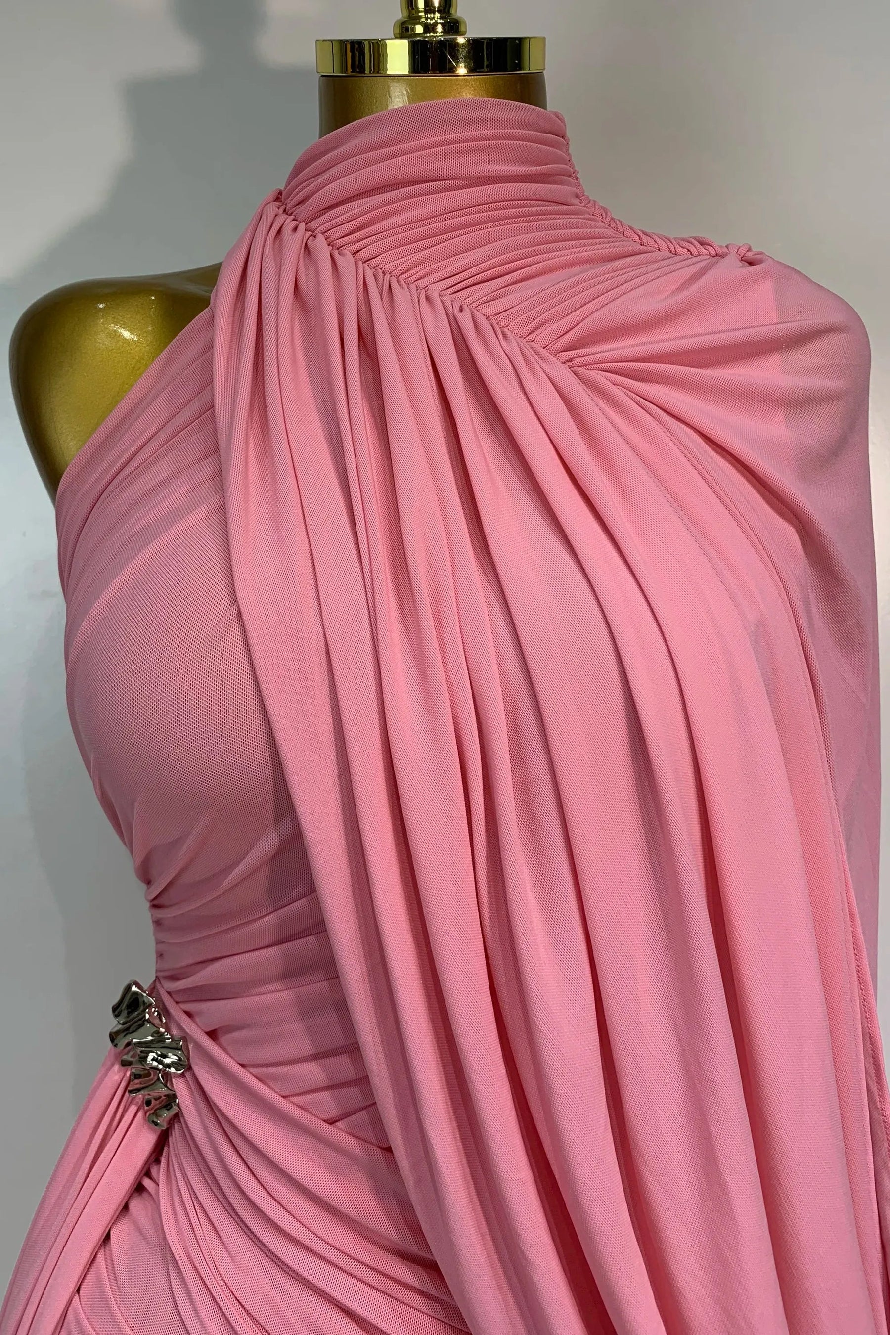 Vestido Draped Rosa