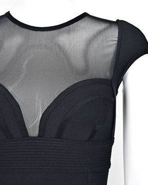 Vestido Bandage Charlotte Negro