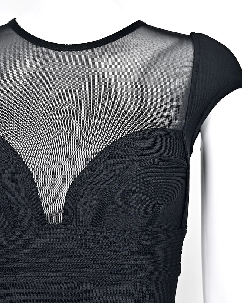 Vestido Bandage Charlotte Negro