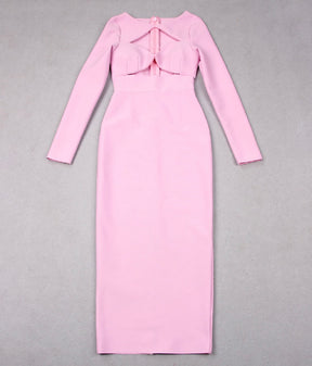 Vestido Bandage Barbie Rosa