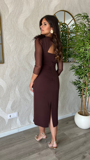 Vestido Leonor Chocolate “Made in Spain”