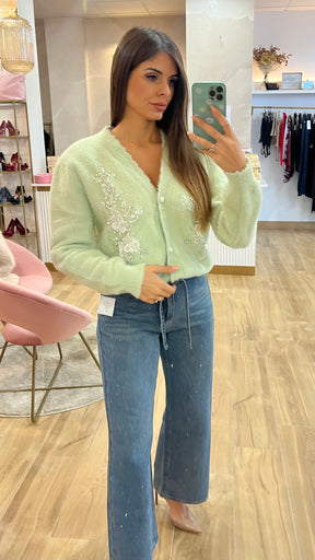 Rebeca Bordado Joya Menta